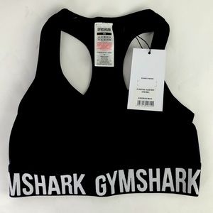 Gymshark Fit Sports Bra. NWT. Black - Size XS